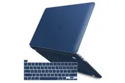 Navy Blue MacBook Pro 13 Inch Case 2016-2023 M1 M2 A2338 A2289 A2251 A2159 Hard Shell Case Keyboard Cover