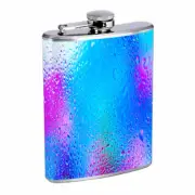 Raindrops Em1 Flask 8oz Stainless Steel Hip Drinking Whiskey