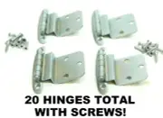 10 PAIRS! STANLEY Semi Concealed 3/8" Offset Kitchen Bath Cabinet Door Hinge ES