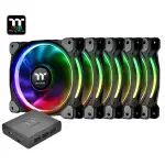 (二手)THERMALTAKE RIING PLUS 12 LED RGB 頂級版(五顆風扇包裝)APP控制