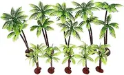 10pcs Mini Coconut Tree Models Micro Landscape Craft Decor Simulation Mini Model