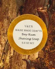 Glycerin Shaving Soap - Bay Rum
