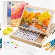 Artistic Masterpiece: Complete 49-Piece Watercolor Painting