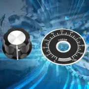 MF A03 Potentiometer Knurled Knobs Volume Control Cap Digital Dial Scale.