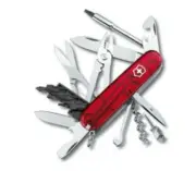 Victorinox Cybertool 1.7775.T Red Transparent Pocket Knife with driver bit