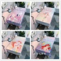 在飛比找樂天市場購物網優惠-全新 小美人魚桌布 卡通印花桌布 美人魚 艾莉兒桌墊 桌巾 