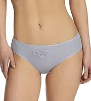 [Hanro] Women's Dorea Hi Cut Brief 72916, Titan, X-Small
