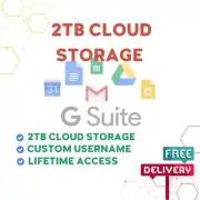 ☁️2TB Cloud Storage - Custom ☁️ Free Shipping