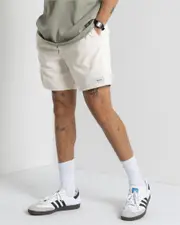 [Rhythm] Rhythm Men's Classic Cord Jam Shorts in Vintage White Size 30 30 Vintage White