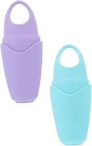 2Pcs Facial Ice Roller Silicone Mold for Contouring and Massage Portable Eye Care Ice Roller for Refreshing Skin and Reducing Puffiness