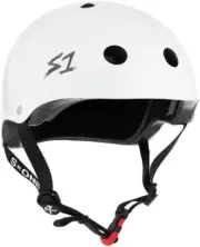 S1 Lifer Mini Helmet - White Gloss | Childrens Skate Helmets From S-One