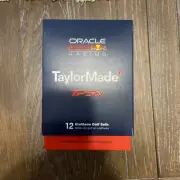 Taylormade Tp5x Oracle Red Bull Racing Stripe Dozen Golf Balls New Box Redbull