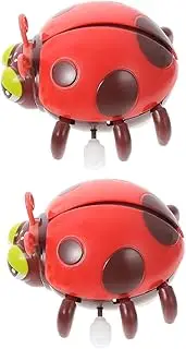 COMNESTBI 2pcs Funny Clockwork Toys for Boys and Girls Adorable Wind-up Animal Playthings Safe No- for Indoor Fun and Learning Activities