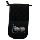Beergasm - Novelty Gift Double Mitt Oven Gloves Double Kitchen Chef BBQ Mitts