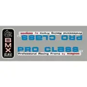 Mongoose - 1982-83 Pro Class Decal set - Old school bmx
