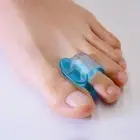 Foot Care Tool Soft Silicone Gel Thumb Straightener Bunion Toe Separator 2Pcs