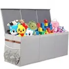 Extra Large Sturdy Toy Box, 40"x16"x14" Stuffed Animal Storage Bins with Lids,