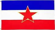 Yugoslavia Flag 2' x 3' - Yugoslavian Flags 60 x 90 cm - Banner 2x3 ft - AZ FLAG