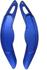 Car Steering Wheel Shift Paddles for M&ini MK3 F54 F55 F56 F57 F60 C&ooper S ONE JCW Clubman Car Steering Wheel Shift Paddle Cover Shift Extension Rod HTEOPOEKFR(Blue)