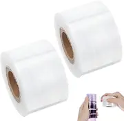 1.6In × 1312ft Heavy Duty Plastic Stretch Wrap Roll for Bottles, Jars, Cans, Versatile Shrink Wrap for Packing, Garden Grafting, Plant Tape, Unheated Packing Supplies, Shrink Wrap Roll (2 Rolls)
