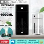 1L Ultrasonic Air Humidifier Mist Aroma Diffuser Oil Purifier LED Light USB AU