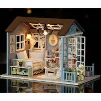 在飛比找蝦皮購物優惠-智趣屋 DIY小屋  木製微型房屋 假日時光 森藍時光 袖珍