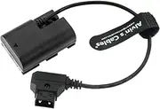 Alvin’s Cables E6 Dummy Battery to D-Tap Power Cable for Canon-R5C Camera 30CM|12Inches