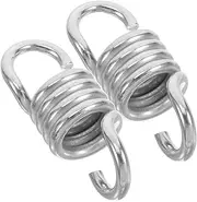 Abaodam 2pcs Stainless Steel Hammock Swing Spring Coil Spring for Outdoor Swing Replacement Parts Heavy Duty