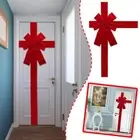 Christmas Cabinet Door Ribbon Big Red Bow Large Door Bow' Lace Christmas Z8Z9