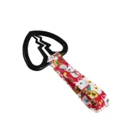 Car Accs JDM Broken Heart TSURIKAWA Black Ring Red Cats Nylon Handle Strap X1