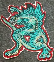 ZILLA 4" Embroidered figure PATCH action king kong USA GODZILLA 2000 1998 nyc