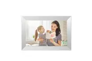 KODAK 10.1-inch Classic Digital Photo Frame CF102P, Wi-Fi Enabled, HD Touch-Screen Display with Automatic Rotation, Music, Video, Weather and Calendar (White)