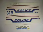 Suffolk Co Police 1/43 Waterslide Decal Sheet For 1/43 Ford Taurus