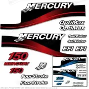 Fits Mercury 150hp Outboard Decal Kit Blue or Red 150 99-04 All Models Available