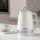 Morphy Richards Illumination 1.7L Stainless Steel Jug Kettle - 108021 [White]