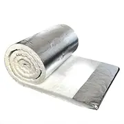 LFFH Ceramic fiber blanket, fire blanket temperature 1260 degrees,Fireproof Insulation suitable for wood stove, pizza oven, kiln, forge, fireplace, etc. (Color : 0.61x5m 30mm)