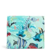Vera Bradley RFID Mini Tri-Fold Wallet Antilles Treasure NWT