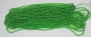 Peridot Green Seed Beads Czech Glass Full Hank Size 11/0 Full 24/12 hank