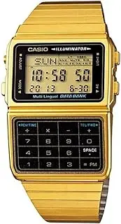 [Casio] #DBC611G-1D Men's Gold Tone 25 Memory Calculator Databank Watch