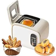 BreadMaker Machine, Mini Electric Bread Maker, Multifunctional Breadmakers with 13 Program Settings and 15h Timer, Yogurt Cake Bread Toast Baking Machine for Gluten Free White Wheat Rye French Pizza