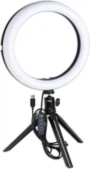 10" LED Ring Light with Stand for Youtube Makeup Video Live Phone Selfie - NEW