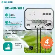 Lawn Sprinkler System Irrigation Watering Controller 4 Zone Inkbird IIC-400 WiFi
