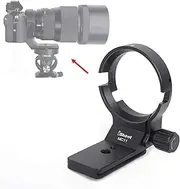 [iShoot] Tripod Mount Ring, All Metal Lens Collar Support Bracket for Sigma MC-11 Mount Converter Lens Adapter of Canon EF-E Mount, Diameter 61.5mm Lens Holder with Arca Swiss fit Quick Release Plate