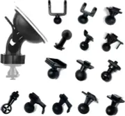 Dash Cam Suction Cup Mount W/ 14 Ball Joints for Car DVR GPS Windshield