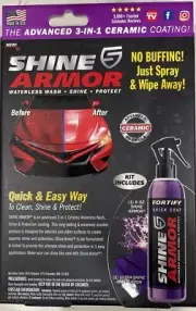 SHINE ARMOR - Ceramic Coating - Waterless Wash, Shine & Protect AS SEEN ON TV!