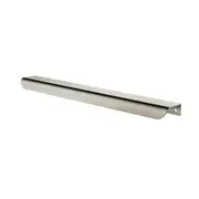 MEIR Oppen Brushed Edge-Pull Cabinet Handle - 300mm - PVD Brushed Nickel