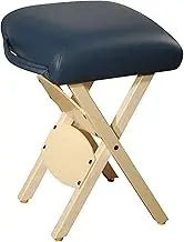 Wooden Handy/Folding Massage Stool Royal Blue