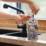 Amethyst Stone Hand Wash Container, Kitchen Accessories Dispenser Cyber Monday