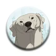 Avatar: The Legend of Korra - Naga 1.25" Rd Pinback Button (Pins Approx. 32mm)
