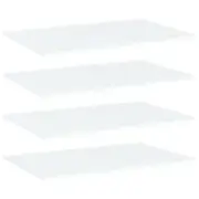 4 Pcs Bookshelf Boards Chipboard White Book Cabinet Replacement Shelf Panel 80cm